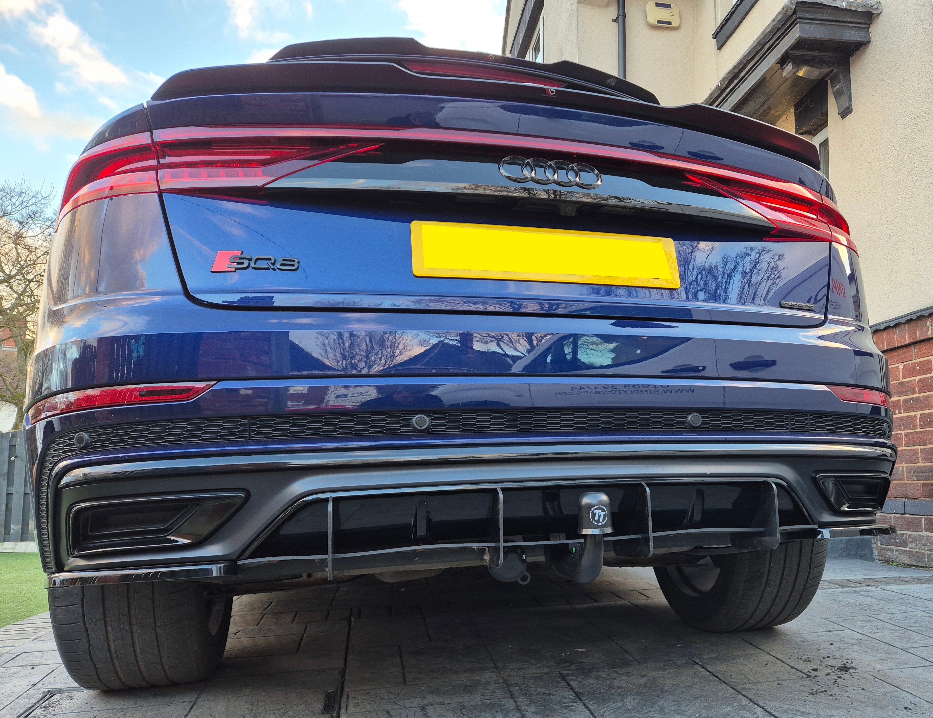 Detachable Swan Neck Towbar - Q8 (Not Q8 E-Tron) 2018> Inc Fitting