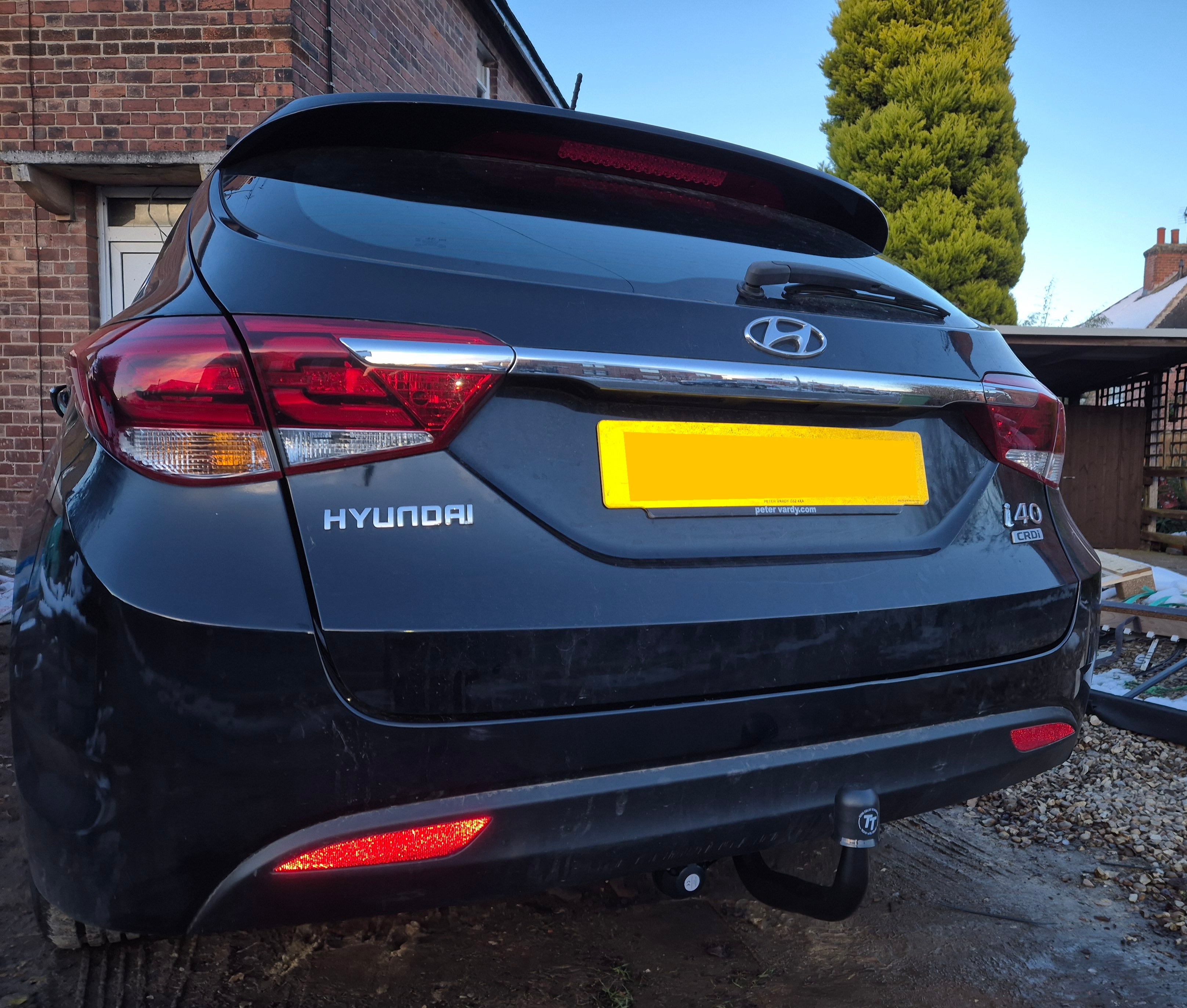 Fixed Swan Neck Towbar - i40 Sports Tourer (Not AdBlue) 2011> Inc Fitting